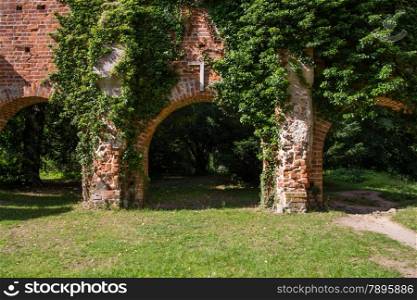 Himmelpfort-Klosteranlage-21. Himmelpfort; Brandenburg; Furstenberg; Oberhavel; Uckermark - relicts of old monastery