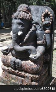 hindu god statue ganesha. hindu god statue ganesha hard rock stone
