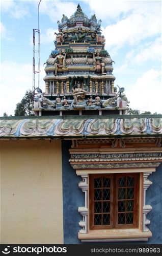 Hindu temple near Haputale, Sri Lanka