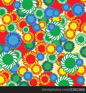 Hippie floral background