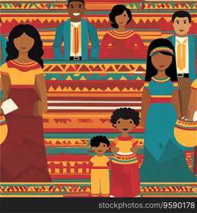 Hispanic heritage image illustration