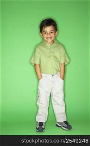 Hispanic male child portrait.