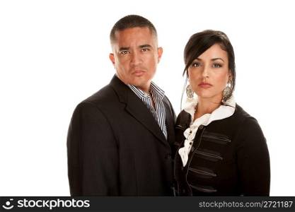 Hispanic professional couple