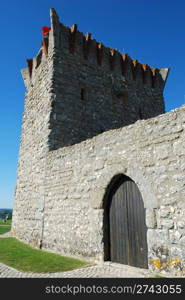 historic and beautiful Ourem castle near Fatima, Portugal