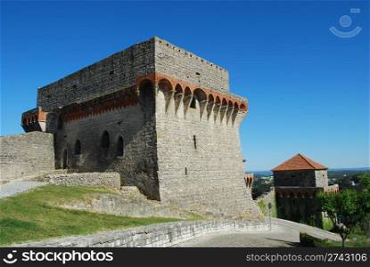 historic and beautiful Ourem castle near Fatima, Portugal