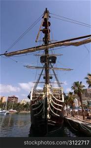 Historic and famous Spanish galleon Santisima Trinidad