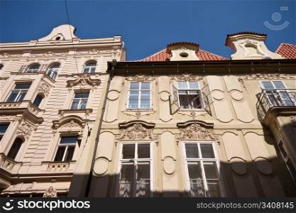 Historic architecture in Prag, Czech Republic