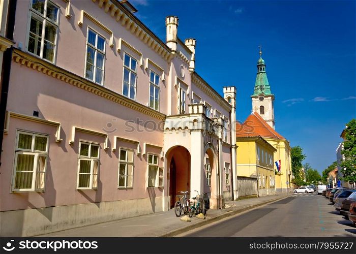 Historic architecture of town Bjelovar, Croatia