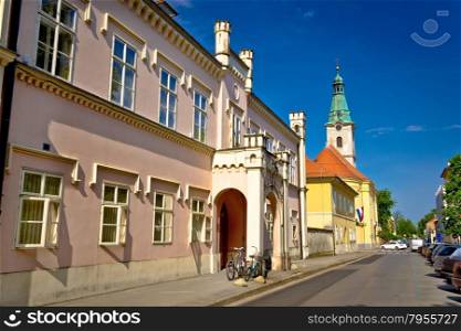 Historic architecture of town Bjelovar, Croatia