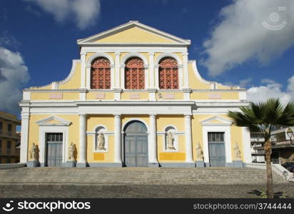 Historic Basilica of Pointe-a-Pitre, Guadeloupe, Caribbean