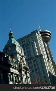 Historic building in downtown Vancouver, B.C. Canada.