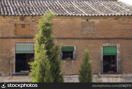 Historic buildings in the city of Madrid, Spain