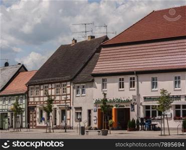 Historic buildings in Wusterhausen-Dosse, Brandenburg, Germany