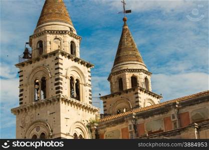Historic center San Sebastino Church baroque architecture