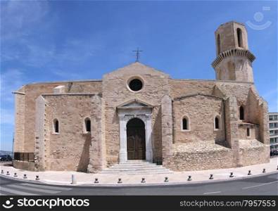 Historic church Saint Laurent in Marseille, France