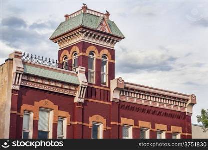historic firehouse in the old ton of Fort Collins, Colorado