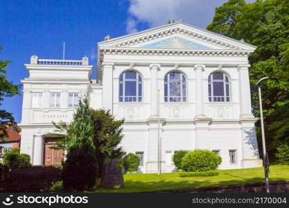 Historic Freemason?s Hall in Flensburg, Germany