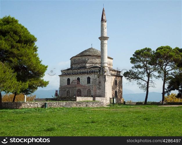 Historic Greek mosque at Ioaninna Greece