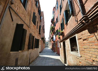 Historic houses, squares and streets in Venice