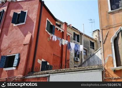 Historic houses, squares and streets in Venice