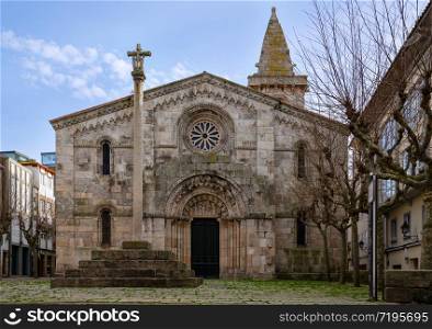 Historic Iglesia de Santa Maria del Campo, landmark of A Coruna, Galicia, Spain