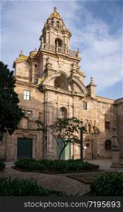 Historic Iglesia de Santo Domingo, landmark of A Coruna, Galicia, Spain