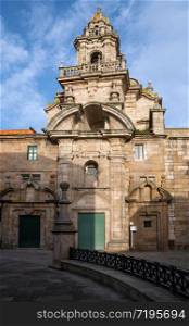 Historic Iglesia de Santo Domingo, landmark of A Coruna, Galicia, Spain