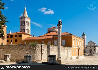 Historic landmarks of Zadar, Croatia