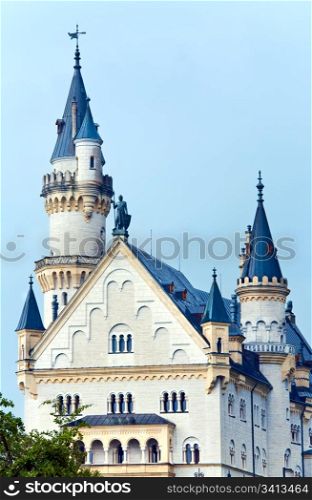 Historic medieval Neuschwanstein Castle in Bavaria (Germany)