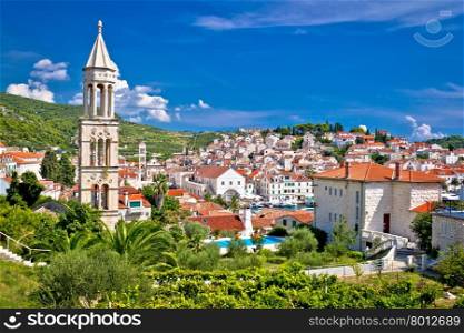 Historic mediterranean town of Hvar, Dalmatia, Croatia