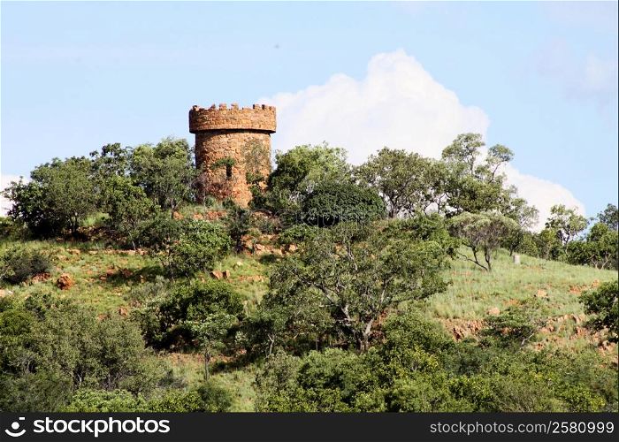 Historic Stone Round Castle Shaped Guard Post