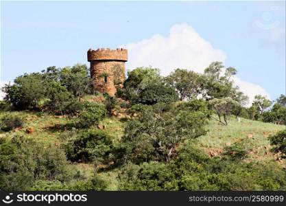 Historic Stone Round Castle Shaped Guard Post