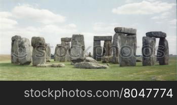 Historic Stonehenge image taken in 1991. Ancient site of mystery and legend continues to evoke and attract.