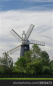 Historic tower windmill in the UK - unusual as it has 5 sails