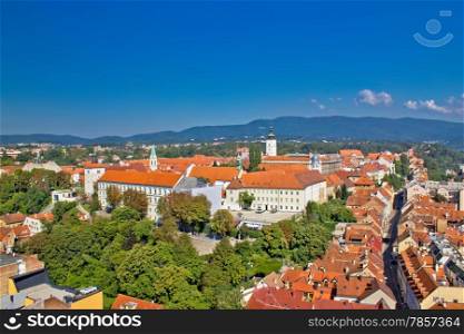 Historic upper town of Zagreb, capital of Croatia