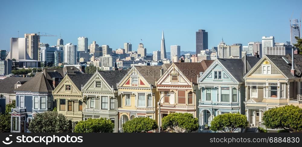 Historic Victorian Home in San Francisco California USA