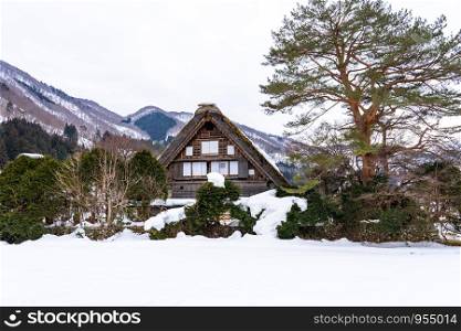 Historic Villages of Shirakawa-go in Gifu, Japan.