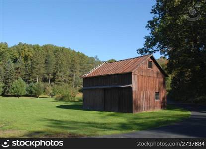 Historic wood cabin near Rochester, New York
