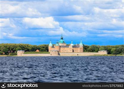 Historical building. Kalmar castle in Sweden Scandinavia Europe. Landmark and tourism.