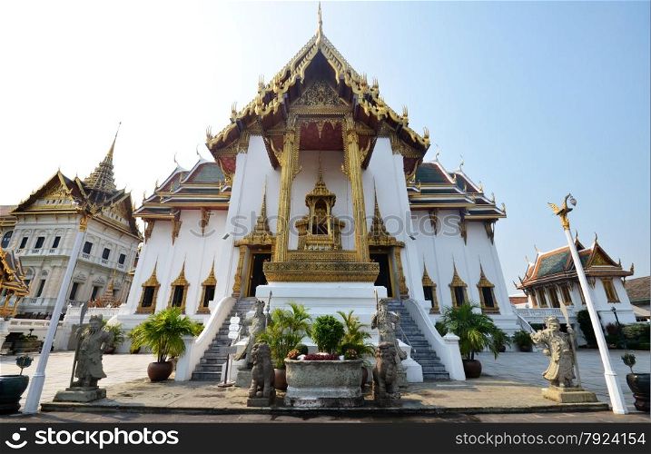 Historical buildings in Grand Palace Bangkok, Thailand