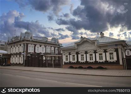 historical center of Irkutsk. Russian Federation.