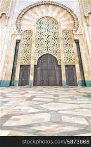 historical in antique building door morocco style africa wood and metal rusty&#xA;