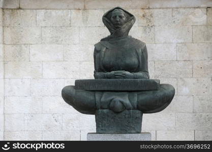 History of the Croats sculpture of a woman