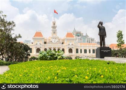 Ho Chi Minh City Hall Saigon Vietnam.