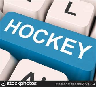 Hockey Key On Keyboard Meaning Game Or Sport&#xA;