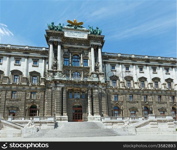 Hofburg Palace facade (Vienna, Austria). Built between 1881 and 1913