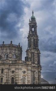 Hofkirche Cathedral of the Diocese of Dresden-Meissen in the German city of Dresden. Germany