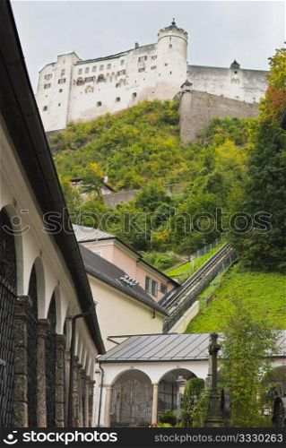 Hohensalzburg Fortress and Cemetery, Salzubrg, Austria