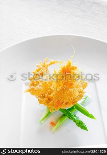 hokkaido scallop with sweet shrimp sauce - Chinese Cuisine
