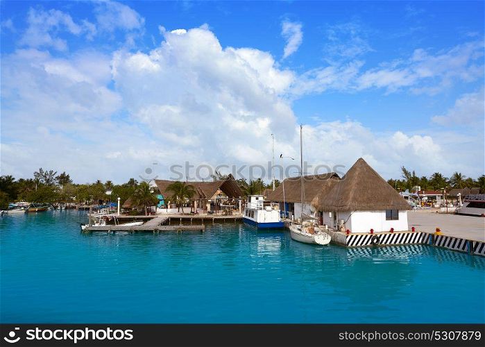 Holbox island port in Quintana Roo of Mexico